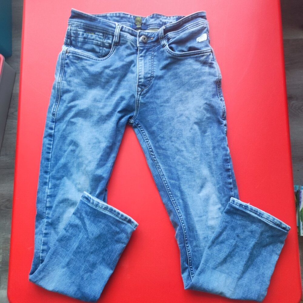 Jack & Jones jeans slim straight fit blue men's size 30x27